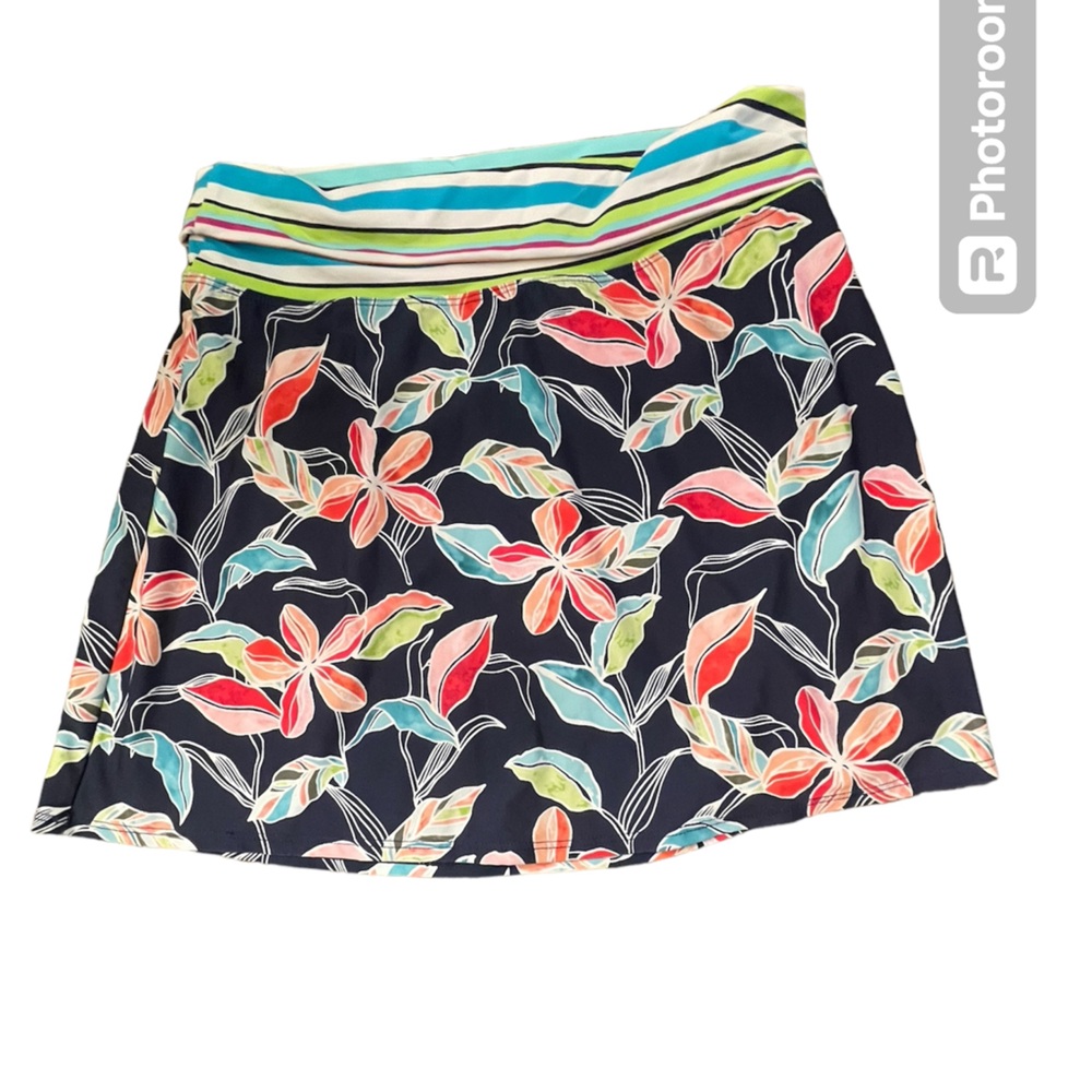 Title Nine Floral Mini Skirt - Multicolor